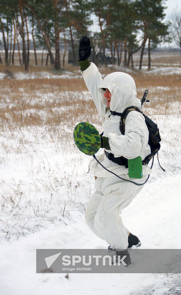 Engineering squadron on the demarcation line in Lugansk