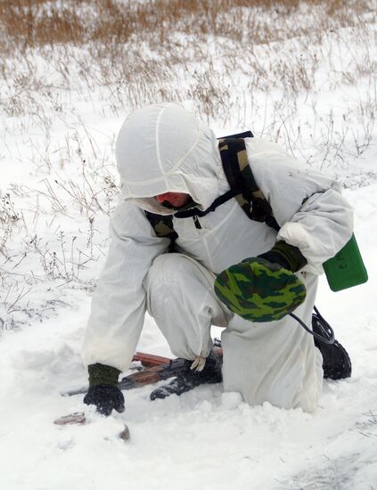 Engineering squadron on the demarcation line in Lugansk