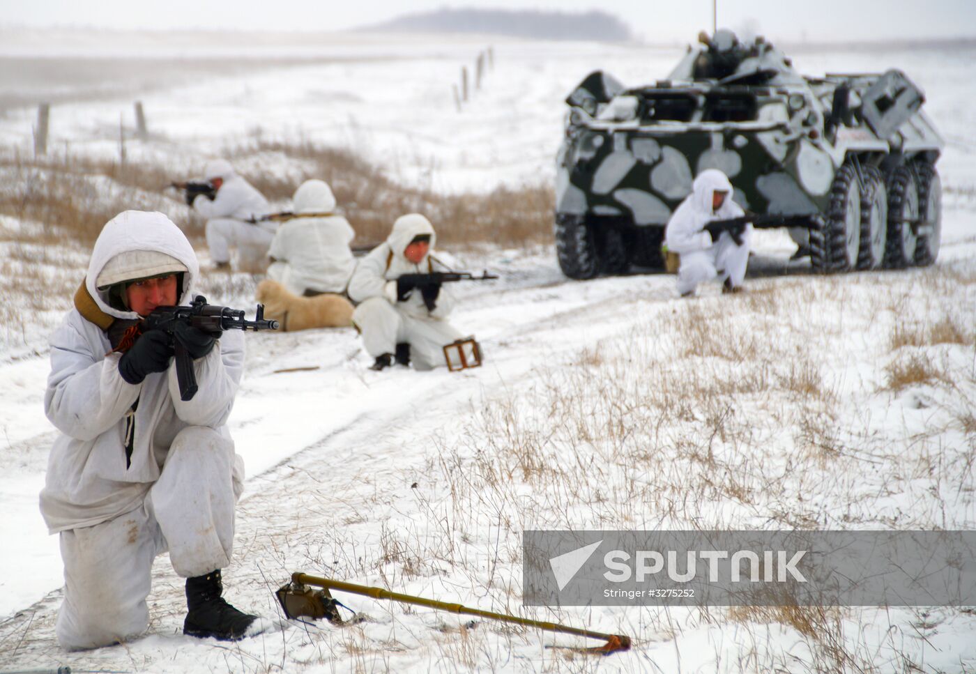 Engineering squadron on the demarcation line in Lugansk
