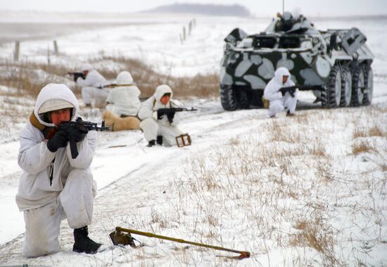 Engineering squadron on the demarcation line in Lugansk