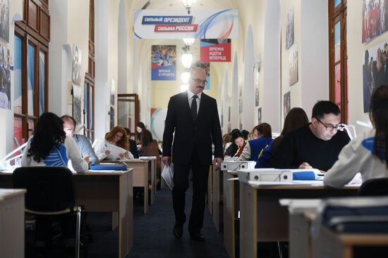 Vladimir Putin's election campaign headquarters