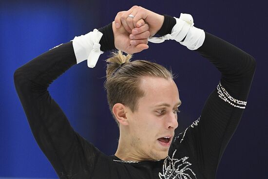 European Figure Skating Championships. Men's short program