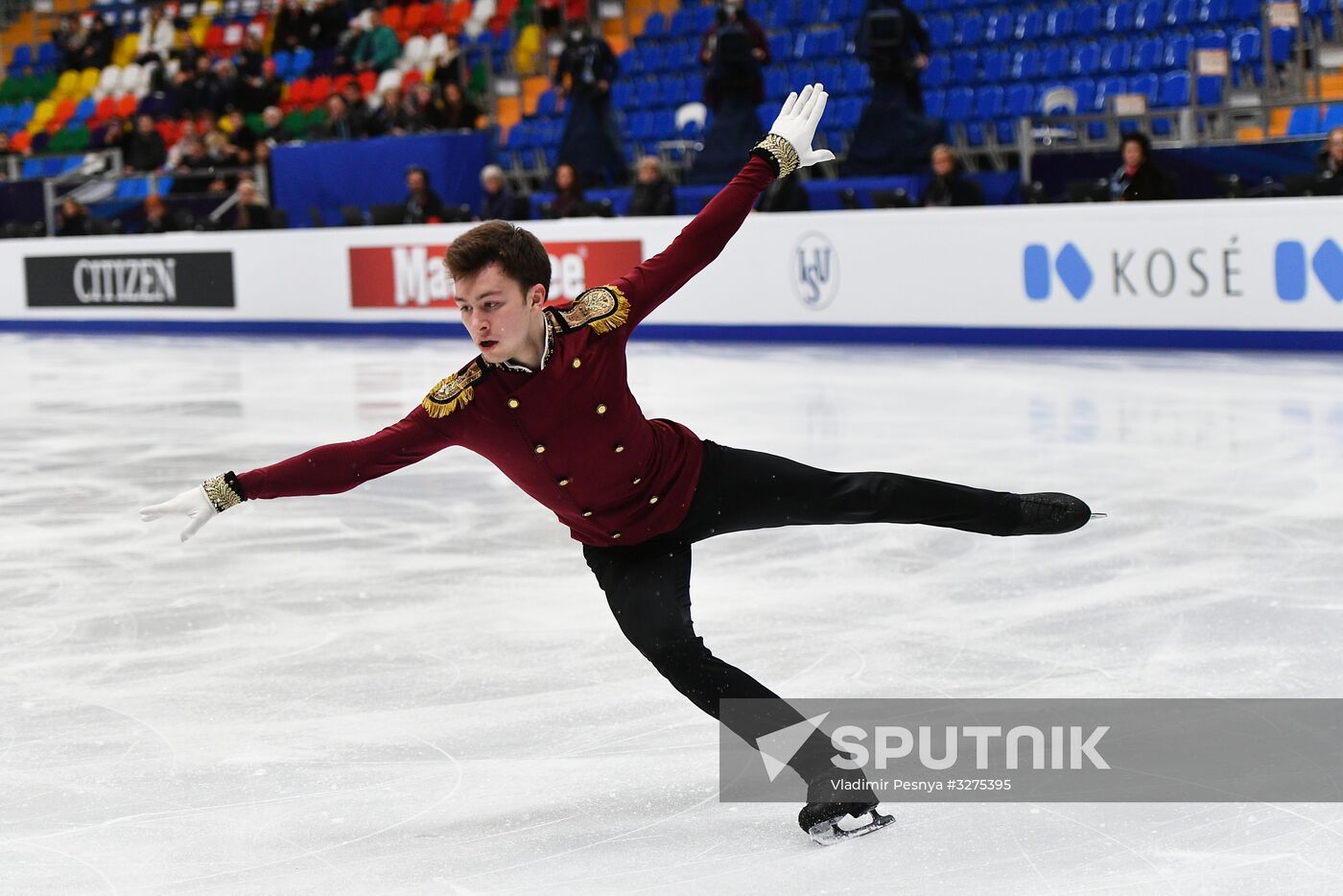 European Figure Skating Championships. Men's short program