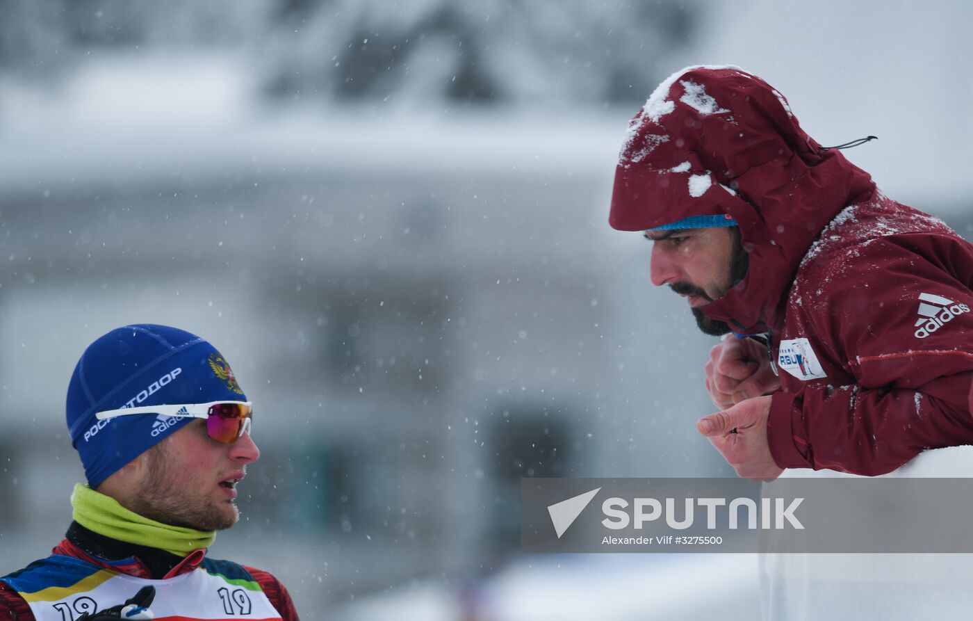 Biathlon World Cup 6. Training sessions