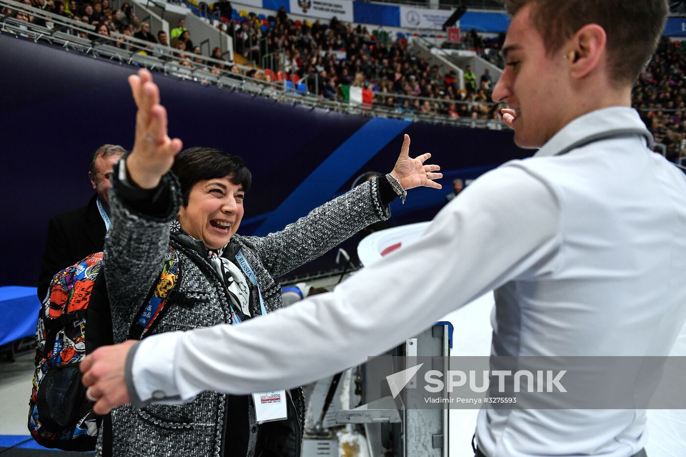 European Figure Skating Championships. Men's short program