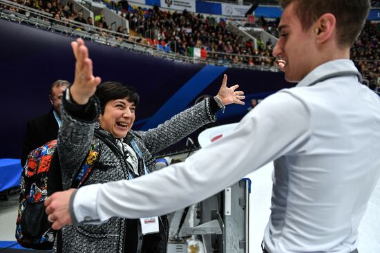 European Figure Skating Championships. Men's short program