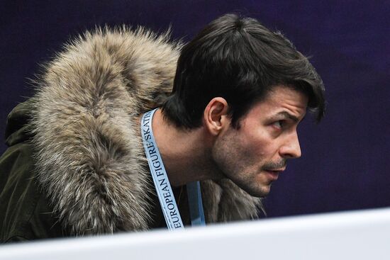 European Figure Skating Championships. Men's short program