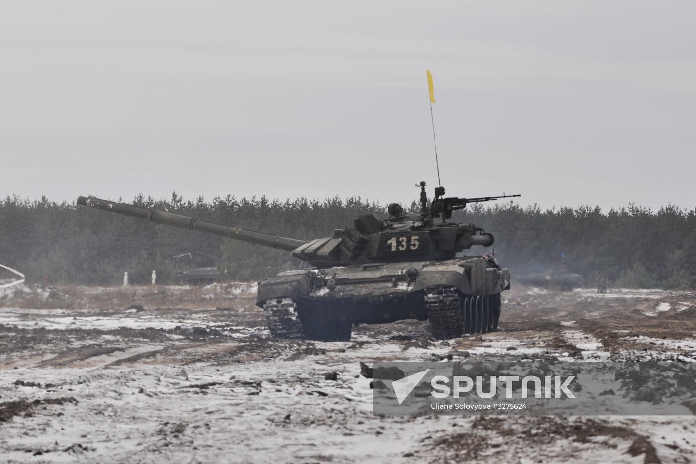 Tank Biathlon competition's first preliminary round in Voronezh Region