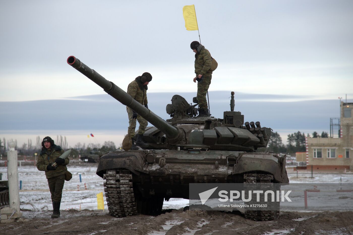 Preliminary round of Tank Biathlon in Voronezh Region