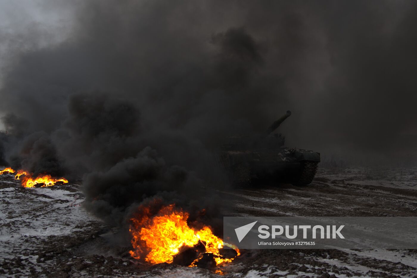 Tank Biathlon competition's first preliminary round in Voronezh Region