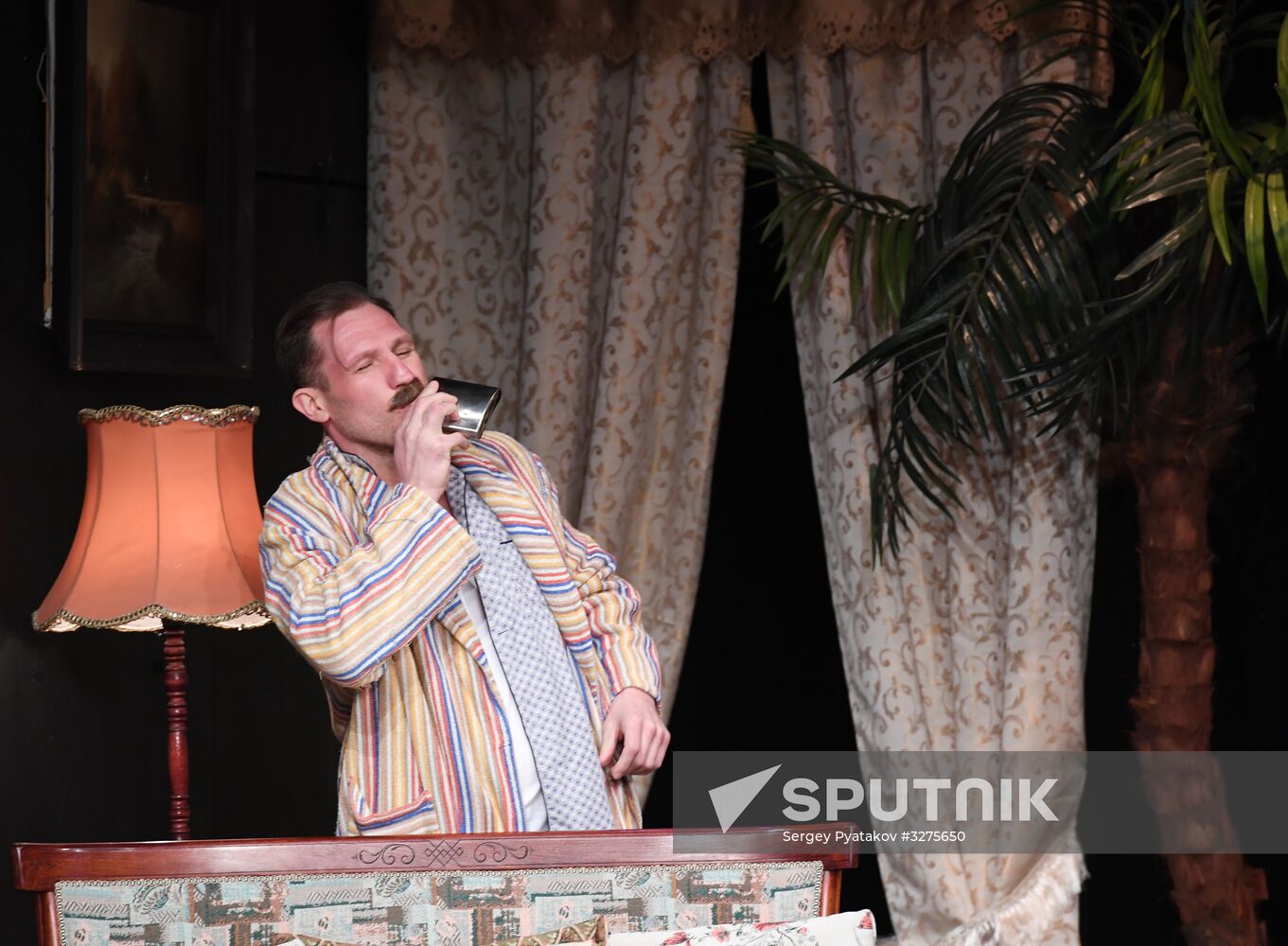Run-through of play The Morality of Mrs. Dulska at Nikitsky Gate Theater