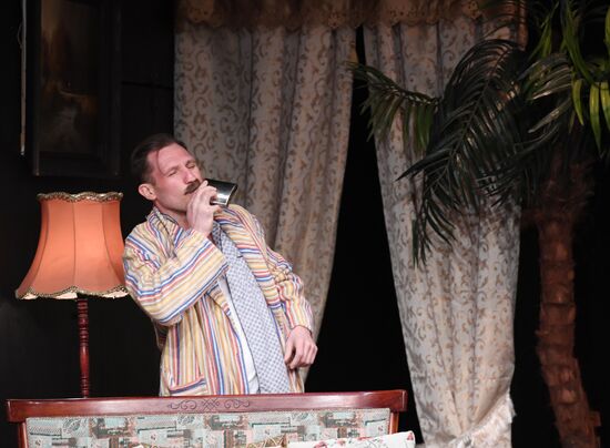 Run-through of play The Morality of Mrs. Dulska at Nikitsky Gate Theater