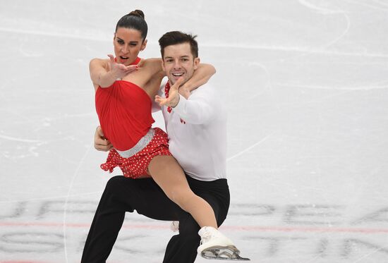 European Figure Skating Championships. Pairs' short program