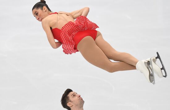 European Figure Skating Championships. Pairs' short program