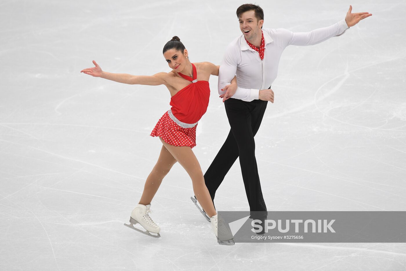 European Figure Skating Championships. Pairs' short program