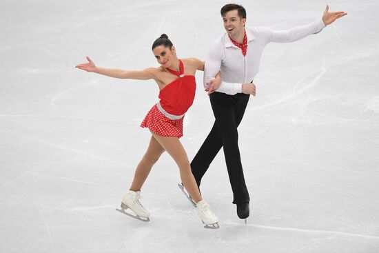 European Figure Skating Championships. Pairs' short program