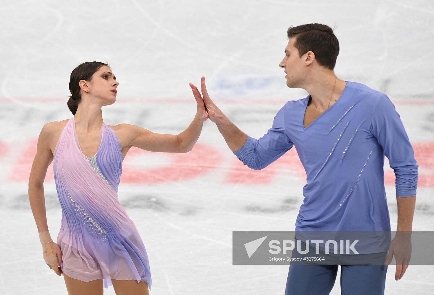 European Figure Skating Championships. Pairs' short program