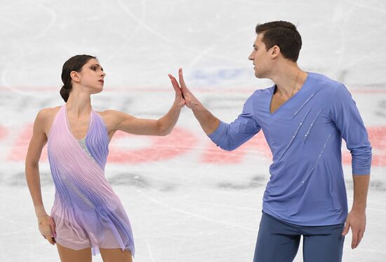 European Figure Skating Championships. Pairs' short program
