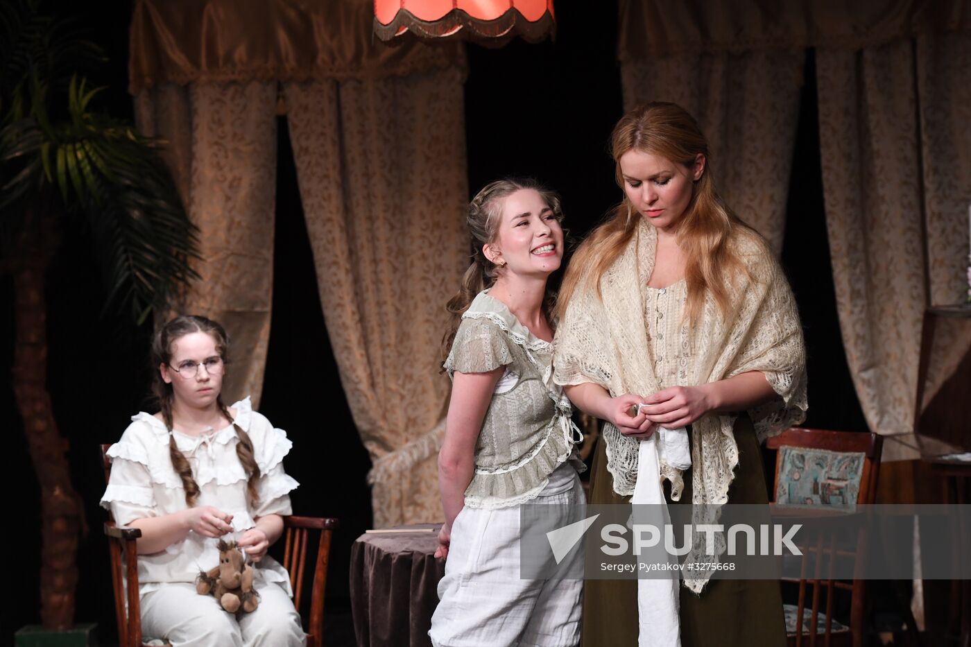 Run-through of play The Morality of Mrs. Dulska at Nikitsky Gate Theater
