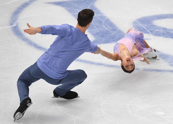 European Figure Skating Championships. Pairs' short program