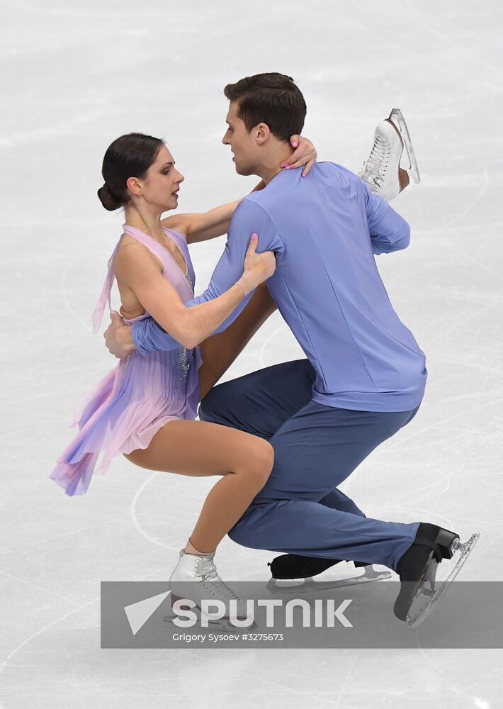 European Figure Skating Championships. Pairs' short program