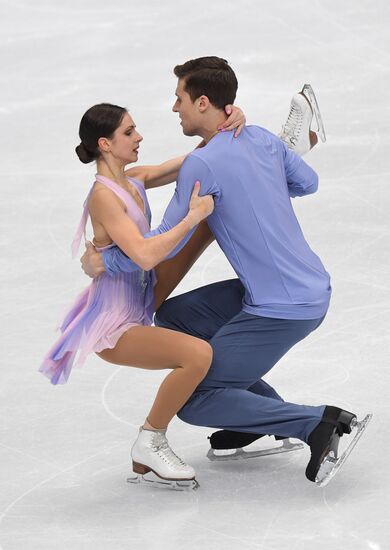 European Figure Skating Championships. Pairs' short program