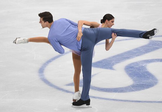 European Figure Skating Championships. Pairs' short program