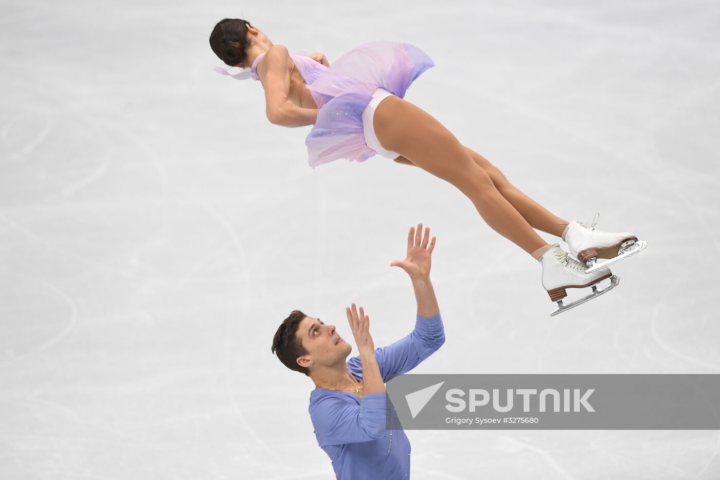 European Figure Skating Championships. Pairs' short program