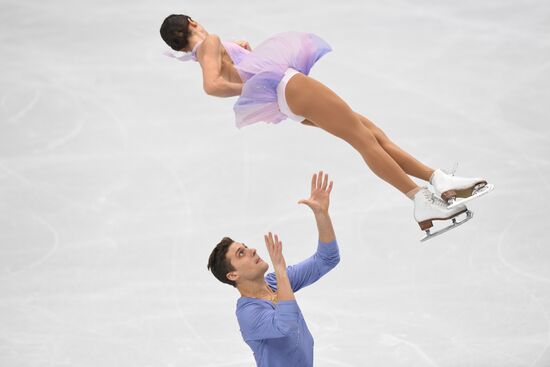 European Figure Skating Championships. Pairs' short program