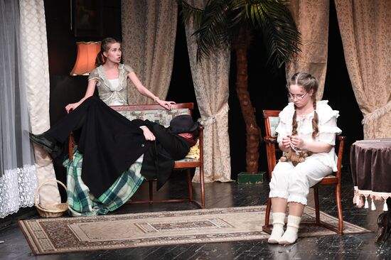 Run-through of play The Morality of Mrs. Dulska at Nikitsky Gate Theater