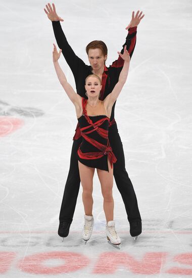 European Figure Skating Championships. Pairs' short program