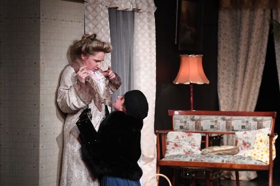 Run-through of play The Morality of Mrs. Dulska at Nikitsky Gate Theater
