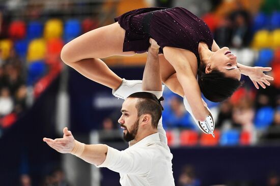European Figure Skating Championships. Pairs' short program