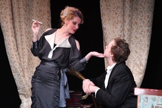 Run-through of play The Morality of Mrs. Dulska at Nikitsky Gate Theater