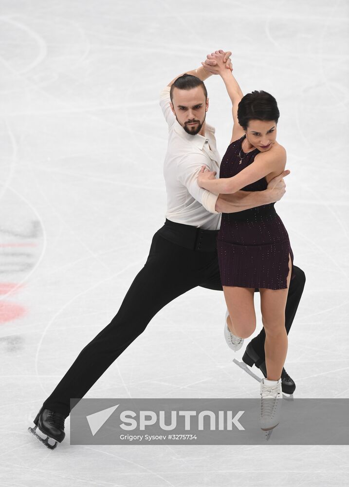 European Figure Skating Championships. Pairs' short program