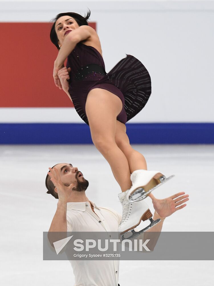 European Figure Skating Championships. Pairs' short program