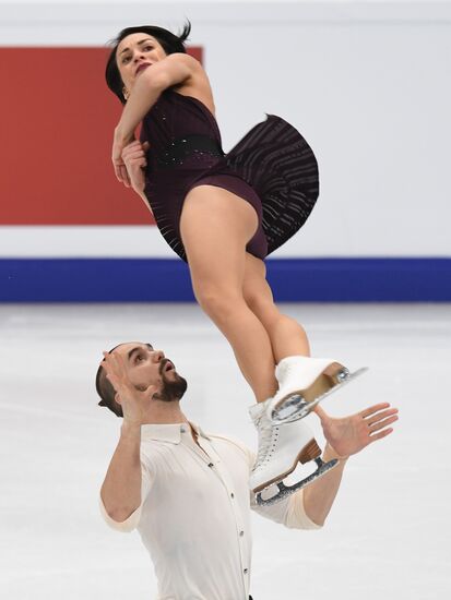 European Figure Skating Championships. Pairs' short program