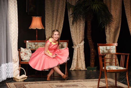 Run-through of play The Morality of Mrs. Dulska at Nikitsky Gate Theater