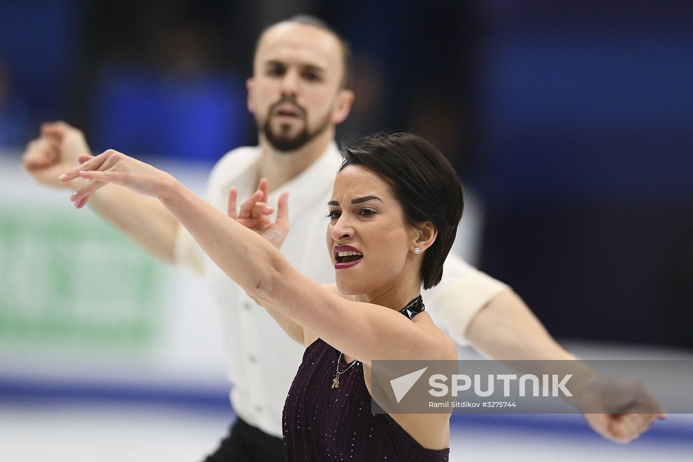 European Figure Skating Championships. Pairs' short program