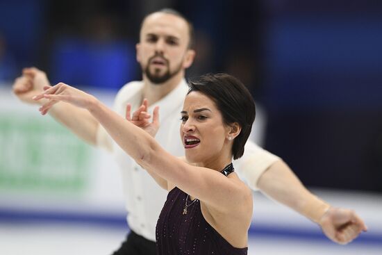 European Figure Skating Championships. Pairs' short program