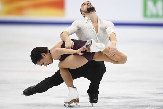 European Figure Skating Championships. Pairs' short program