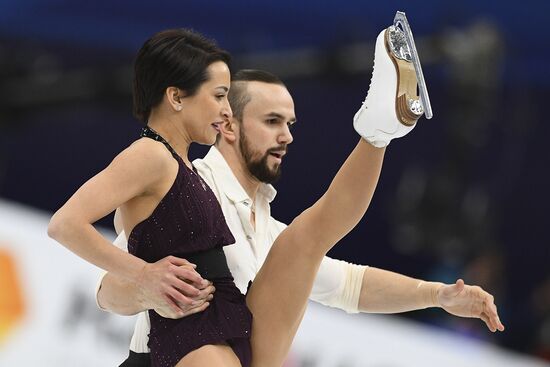 European Figure Skating Championships. Pairs' short program