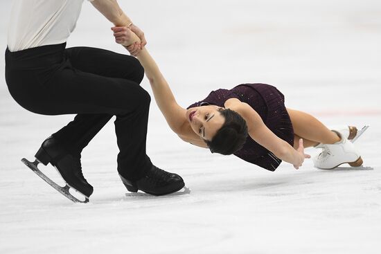 European Figure Skating Championships. Pairs' short program