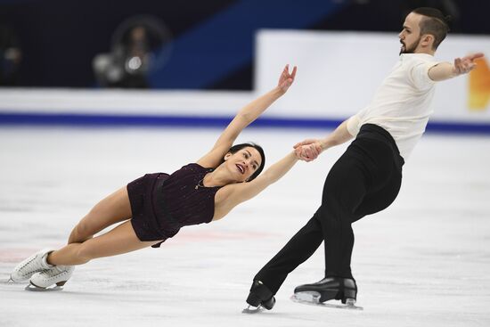 European Figure Skating Championships. Pairs' short program