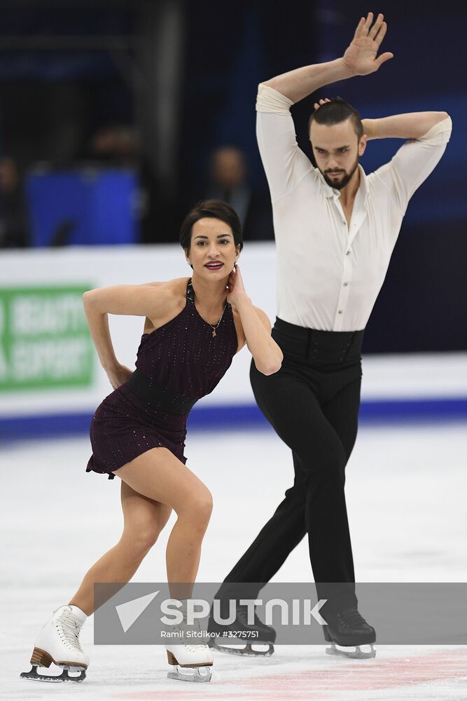 European Figure Skating Championships. Pairs' short program