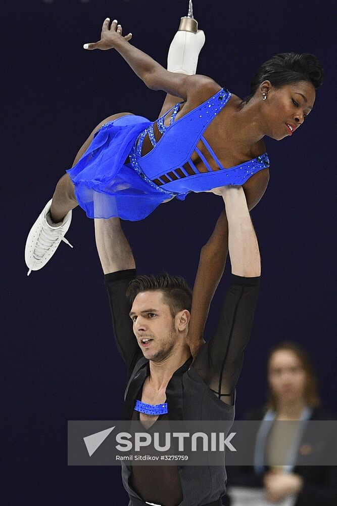 European Figure Skating Championships. Pairs' short program