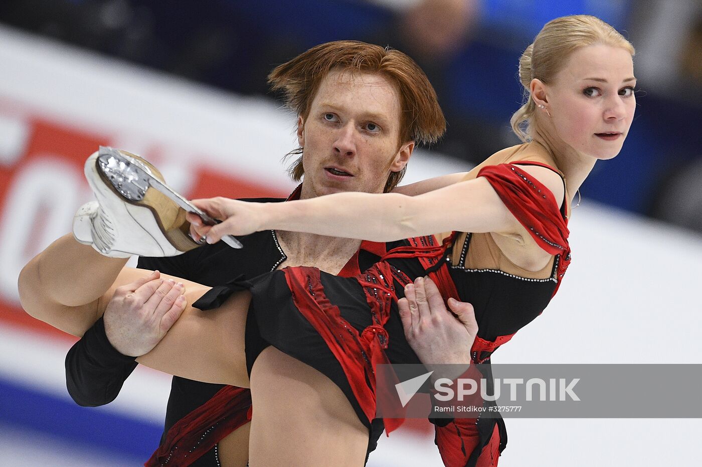 European Figure Skating Championships. Pairs' short program