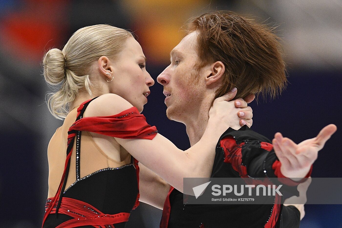 European Figure Skating Championships. Pairs' short program