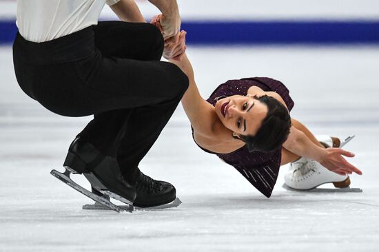 European Figure Skating Championships. Pairs' short program