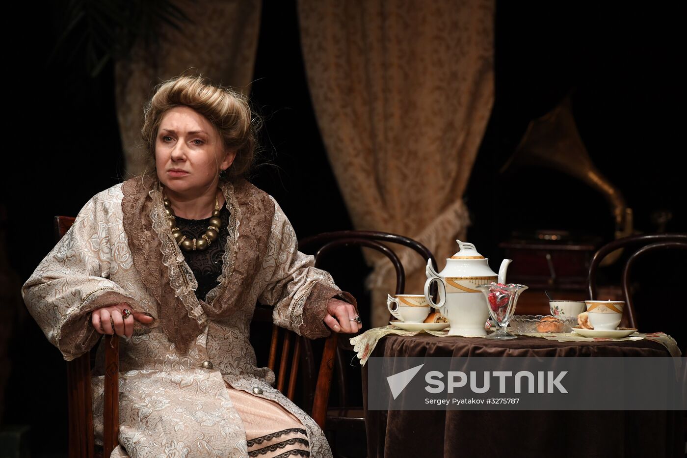 Run-through of play The Morality of Mrs. Dulska at Nikitsky Gate Theater